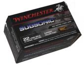 Balles 22lr subsoniques Winchester boite de 50 cartouches