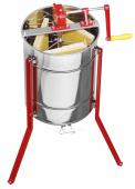 EXTRACTEUR à miel LEGA manuel Dadant Micro, 3 cadres, tangentiel dadant ou langstroth, transmission métallique ref ss308ce