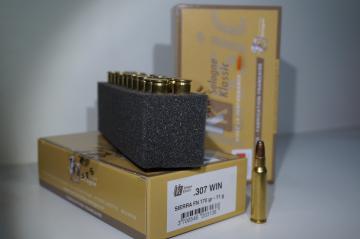 Cartouche 307 WIN - Balle munition de chasse