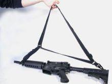 Sangle Swiss Arm 900D Noire adaptable pour Airsoft et Paintball