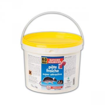RAT SOURIS,produit anti rats,pates fraiches seau 2kg, raticide,poison
