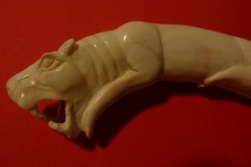 Fait main-Couteau Opinel,Couteau Collection Phacochère Sculpté Lionne