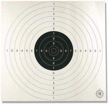 Cible de Tir carton-Armes-carabine,pistolet,revolver-la cible carton