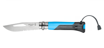 COUTEAU OPINEL OUTDOOR N°8 -Nature,Randonnée,Survie,Outdoor,Chasse bleu