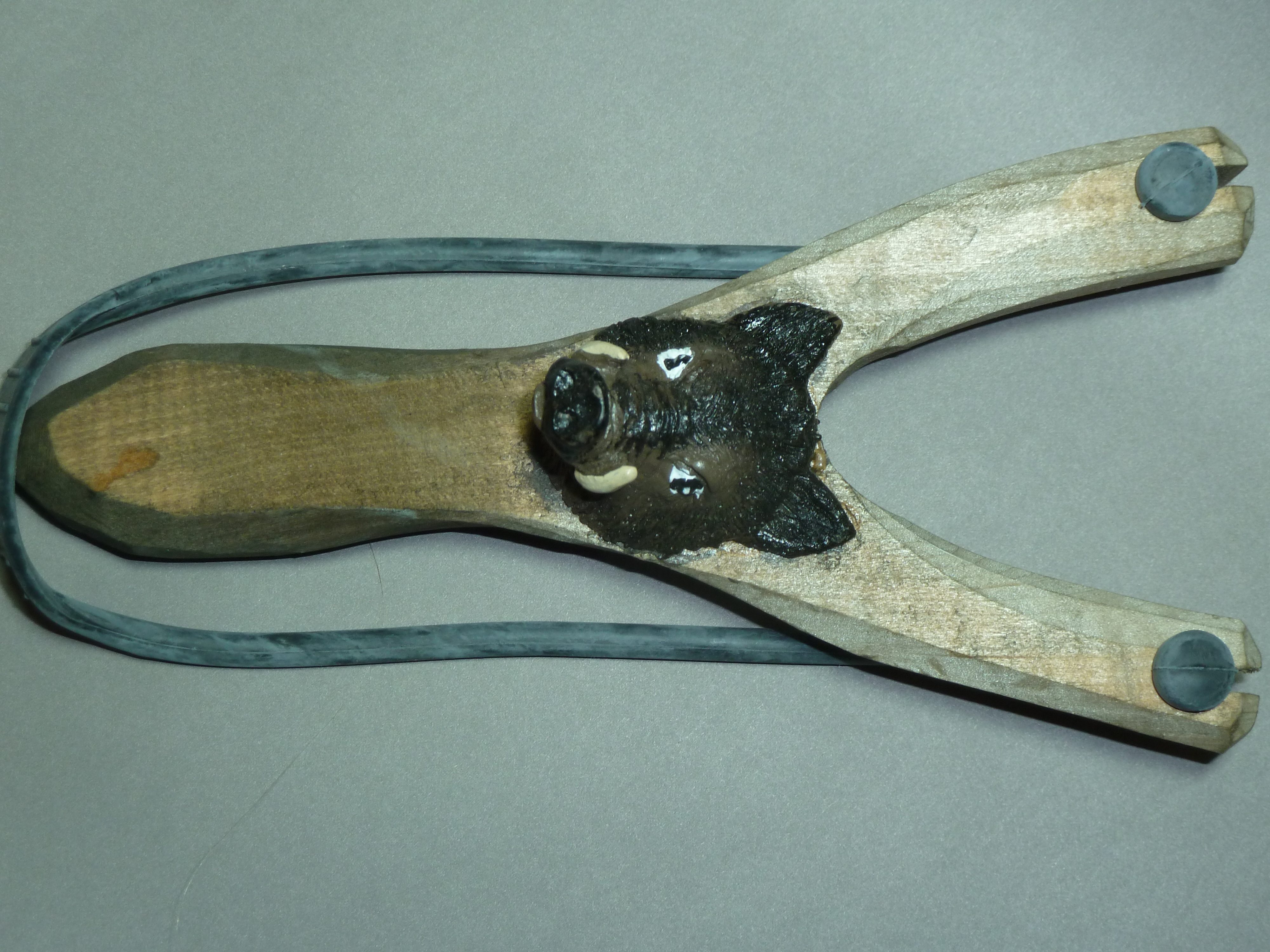 TETE BOIS SCULPTE ART TRADITIONNEL ETHNIQUE TRIBAL AFRICAIN GUERRIER Massai 144961