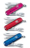 Victorinox classic SD translucide MINI COUTEAU SUISSE ( bleu foncé )