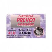 410-Cartouche CAL 410 PREVOT silence subsonique calibre magnum 12mm/410 pour fusil YILDIZ