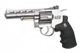 Dan Wesson revolver chrome 4"