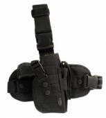 Holster de cuisse noir droitier-pistolet revolver airsoft bb