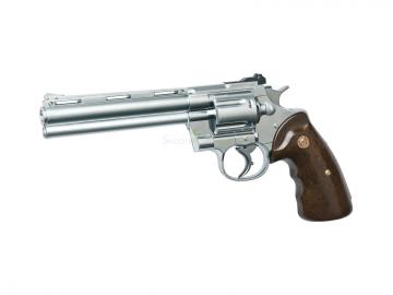 Revolver R357 Chrome calibre 6mm gaz CO2 Airsoft