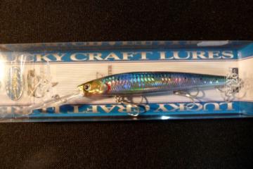 Staysee 120 sp-leurre mer bar lucky craftpeche mer MS metallic sardine