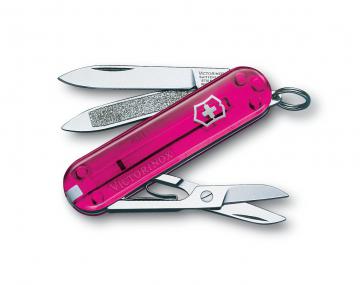 VICTORINOX CLASSIC SD-MINI COUTEAU SUISSE VICTORINOX CLASSIC rose transparent