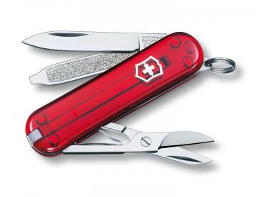 VICTORINOX CLASSIC SD-MINI COUTEAU SUISSE VICTORINOX CLASSIC bleu transparant