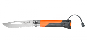 COUTEAU OPINEL OUTDOOR N°8 Orange - le couteau opinel pour la Nature, la Randonnée, la Survie ...