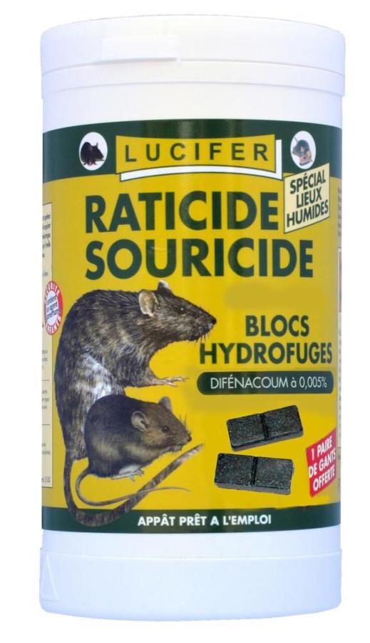 Raticide Souricide Professionnel Vulcano Bloc - Eradicateur